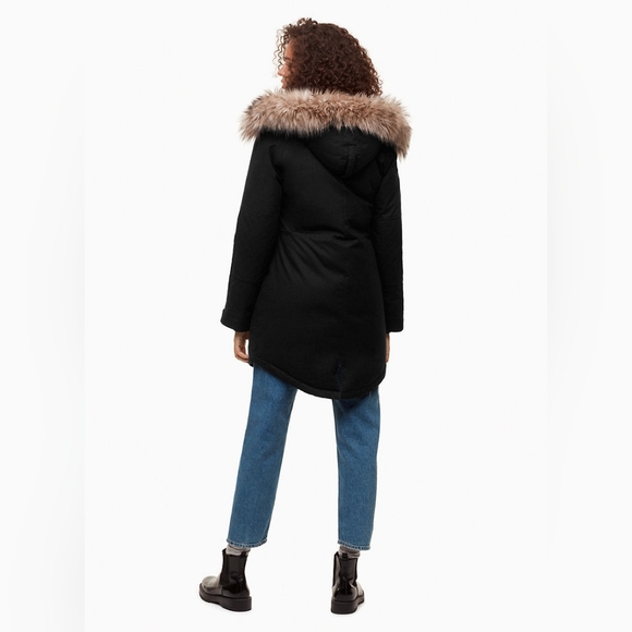 Aritzia Paradigm Parka/Puffer Jacket-Dark Olive Size XS - Picture 6 of 7